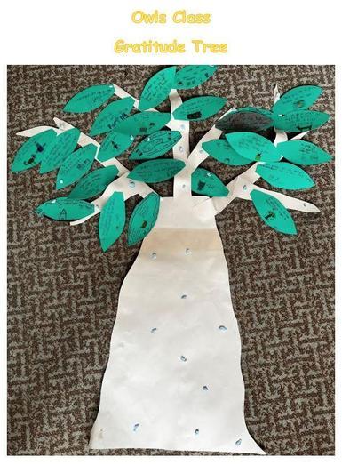 Owls Gratitude Tree 