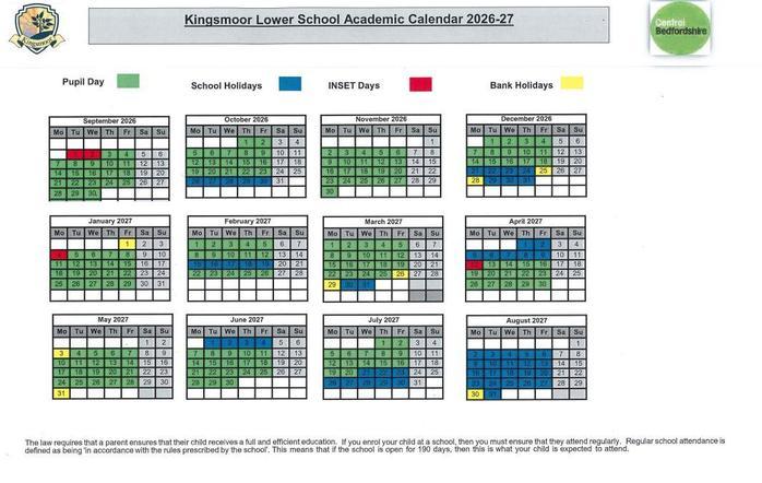 Academic Calendar